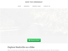Tablet Screenshot of bikethegreenway.net